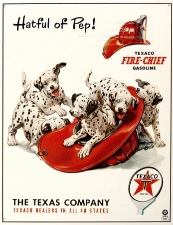 Texaco Hatful of Pep Tin Sign Texaco Hatful of Pep Tin Sign
