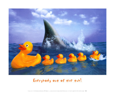 Out of the Tub Print Out of the Tub Print