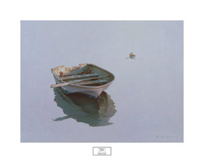 Row Boat Scene II Print Row Boat Scene II Print