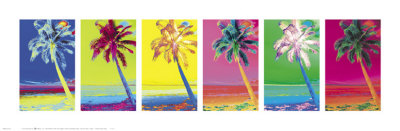 Pop Art Palms Print Pop Art Palms Print