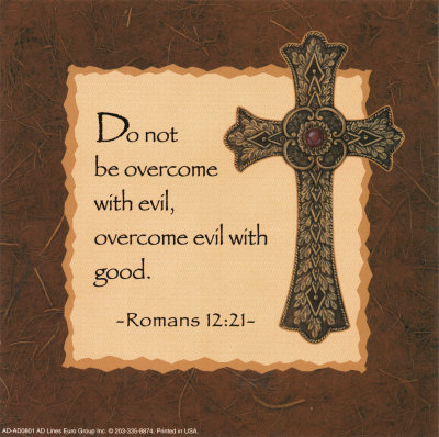 Celtic Cross: Overcome Evil Print Celtic Cross: Overcome Evil Print
