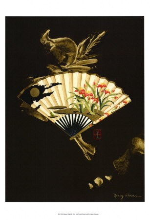 Oriental Fan I Print Oriental Fan I Print