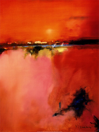 Orange Horizon Print Orange Horizon Print