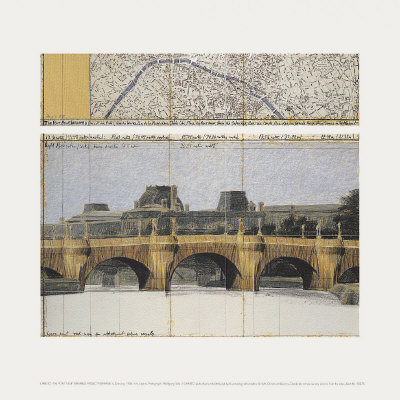 Le Pont Neuf Wrapped II Print Le Pont Neuf Wrapped II Print