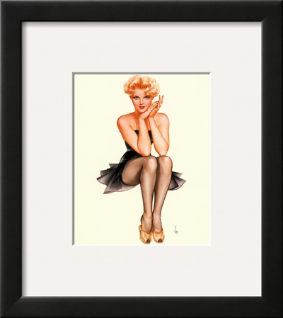 Varga Girl Framed Print Varga Girl Framed Print