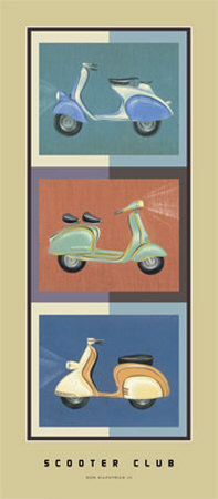 Scooter Club Print Scooter Club Print