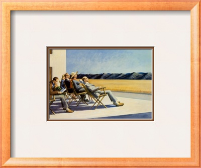 People in the sun Framed Print People in the sun Framed Print