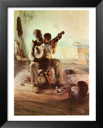 Banjo Lesson Framed Print Banjo Lesson Framed Print