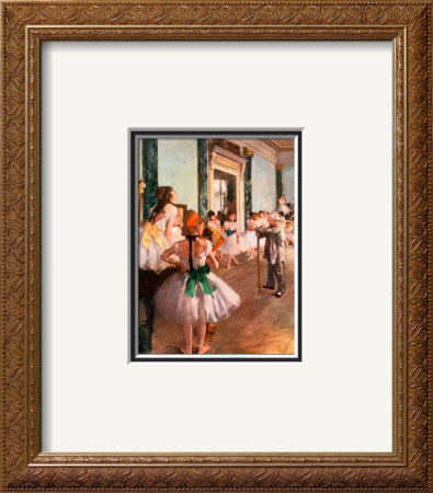 The Dancing Class Framed Print The Dancing Class Framed Print