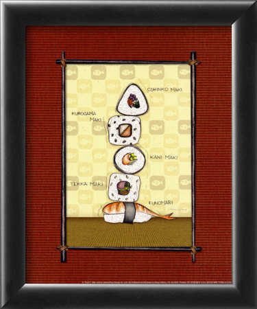 Sushi I Framed Print Sushi I Framed Print