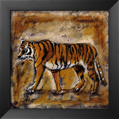 Safari Tiger Framed Print Safari Tiger Framed Print
