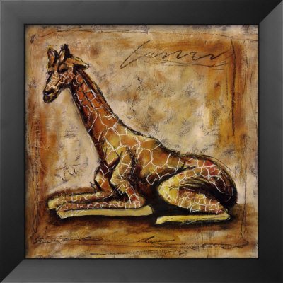 Safari Giraffe Framed Print Safari Giraffe Framed Print