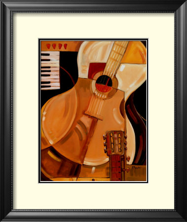 Abstract Guitar Framed Print Abstract Guitar Framed Print
