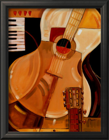 Abstract Guitar Framed Print Abstract Guitar Framed Print
