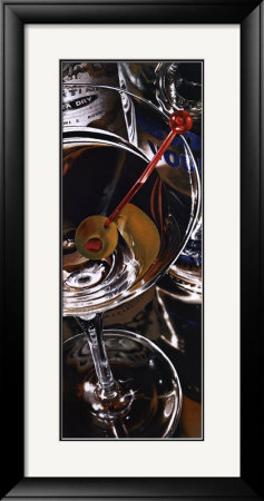 Martini Lounge Framed Print Martini Lounge Framed Print
