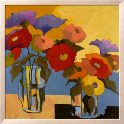September Zinnias Framed Print September Zinnias Framed Print