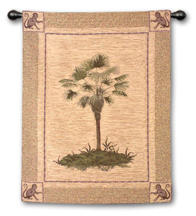 Chenille Palm II Wall Tapestry Chenille Palm II Wall Tapestry
