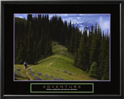 Adventure - Hiking Framed Print Adventure - Hiking Framed Print
