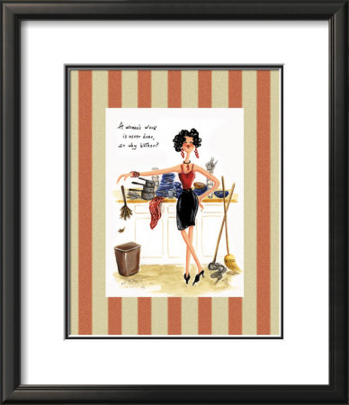 Wild Women: Work Framed Print Wild Women: Work Framed Print
