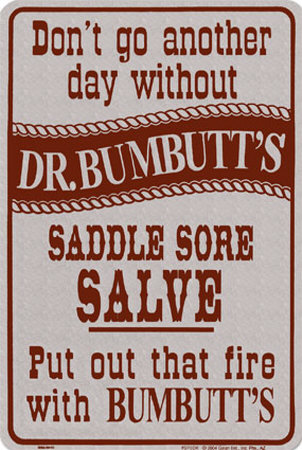 Dr. Bumbutts Tin Sign Dr. Bumbutts Tin Sign