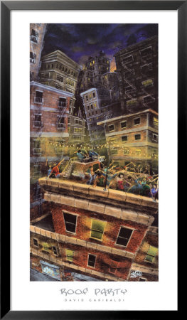 Roof Party Framed Print Roof Party Framed Print