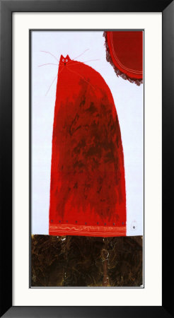 Red Cat Framed Print Red Cat Framed Print