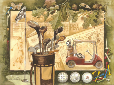 Golf Cart Print Golf Cart Print