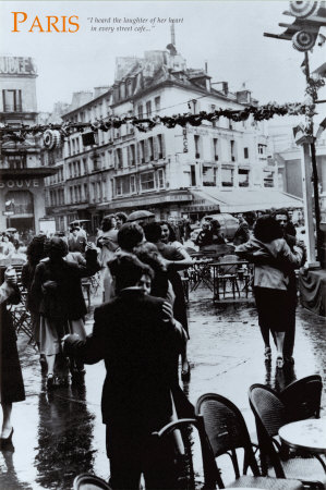 Paris - Dancing In The Rain Poster Paris - Dancing In The Rain Poster