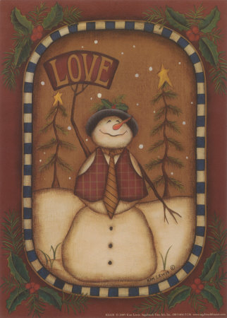 Love Snowman Small Print Love Snowman Small Print