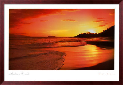 Maui Sunset Framed Print Maui Sunset Framed Print
