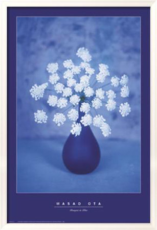 Bouquet in Blue Framed Print Bouquet in Blue Framed Print