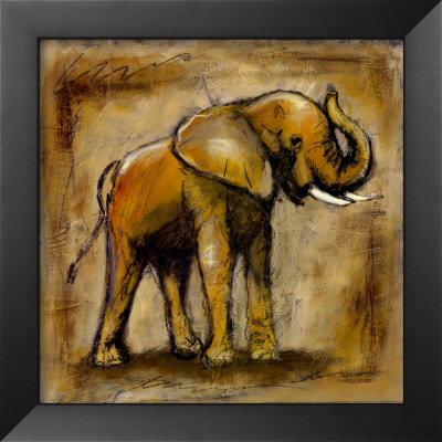 Safari Elephant Framed Print Safari Elephant Framed Print