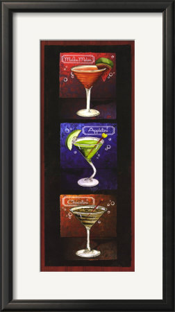 Martini Panel I Framed Print Martini Panel I Framed Print