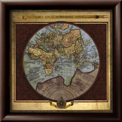 Eastern Hemisphere Framed Print Eastern Hemisphere Framed Print
