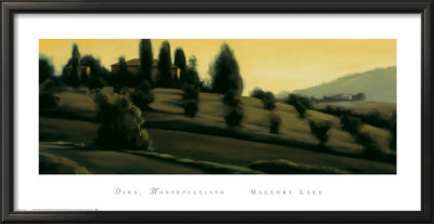 Dawn Montepulciano Framed Print Dawn Montepulciano Framed Print