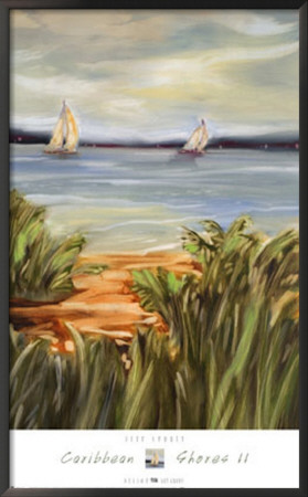 Caribbean Shores II Framed Print Caribbean Shores II Framed Print