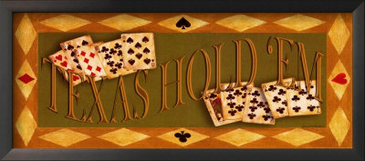 Texas Hold 'Em Framed Print Texas Hold 'Em Framed Print