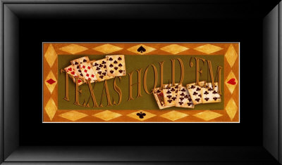 Texas Hold 'Em Framed Print Texas Hold 'Em Framed Print