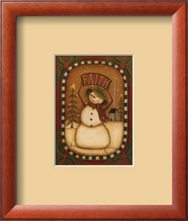 Faith Snowman Small Framed Print Faith Snowman Small Framed Print