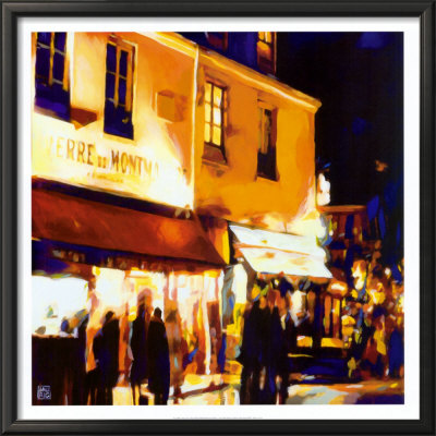 Paris La Nuit Framed Print Paris La Nuit Framed Print