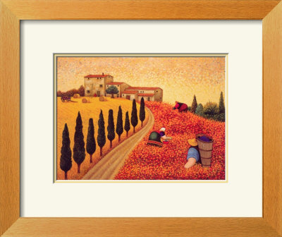 Village Landscape Framed Print Village Landscape Framed Print