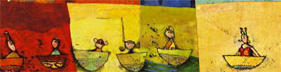 Be Out Boating II Print Be Out Boating II Print
