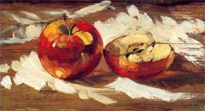 Two Red Apples Print Two Red Apples Print