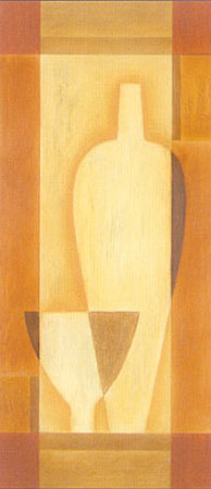 Amphoras Triptych VI Print Amphoras Triptych VI Print