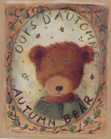 Ours d'Automne Print Ours d'Automne Print