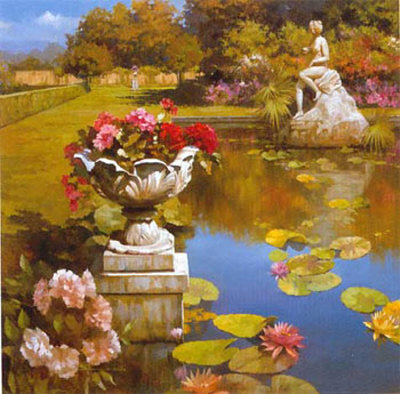 Water Garden II Print Water Garden II Print