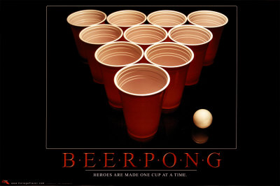 Beer Pong Poster Beer Pong Poster