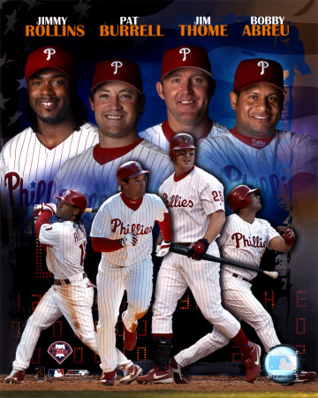 2005 - Phillies 'BIG 4' Hitters Photograph 2005 - Phillies 'BIG 4' Hitters Photograph