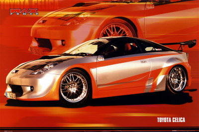 Max Power Celica Poster Max Power Celica Poster