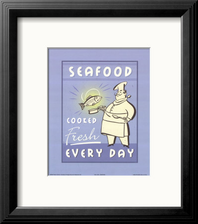 Seafood Framed Print Seafood Framed Print